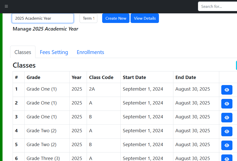 Student Information System